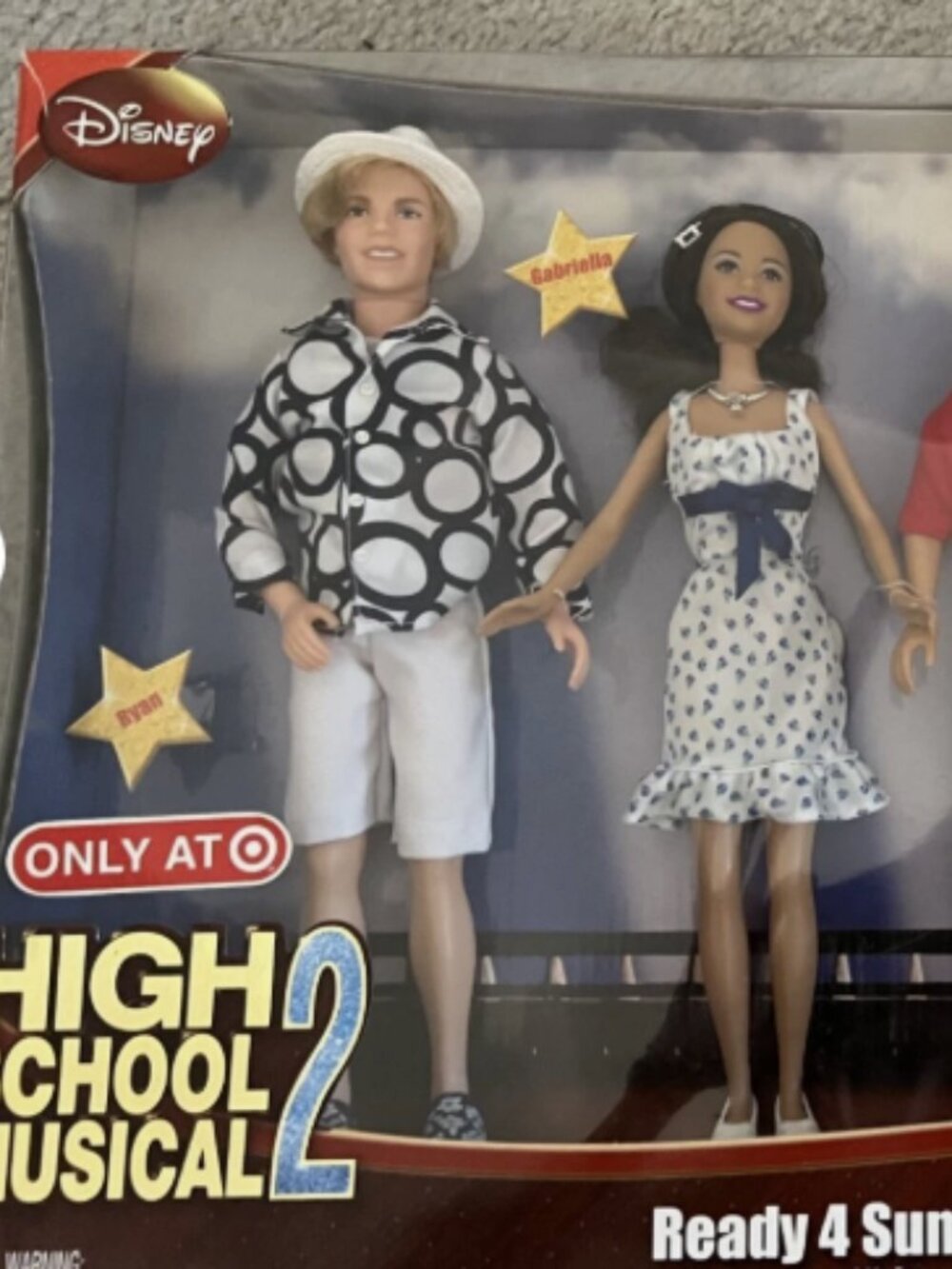 Disney High School Musical 2 Ready 4 Summer 4 Dolls Set Mattel never opened NIB